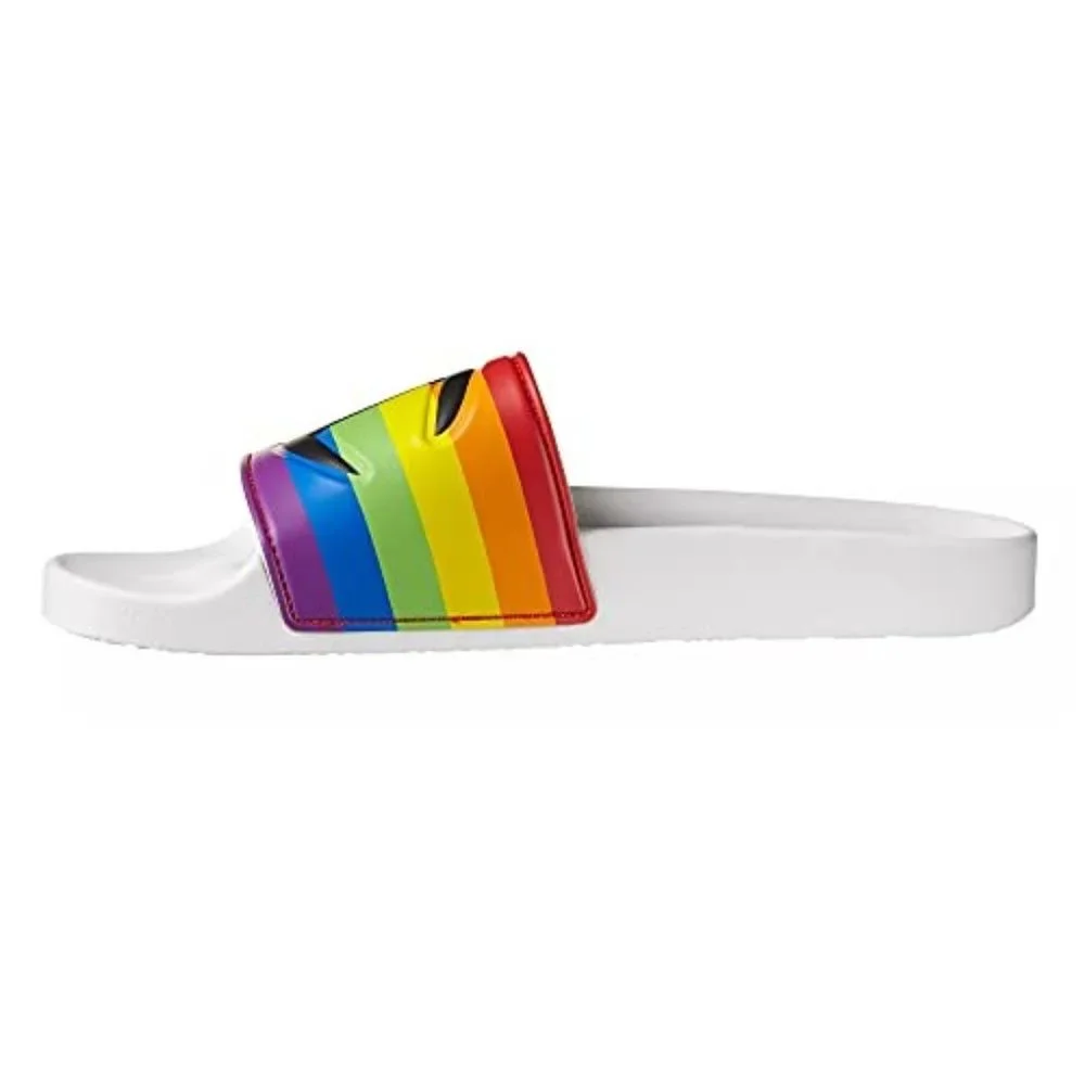 Champion Men's IPO Pride Slide Sandal Size 12 White LBGTQ+ Community Support NEW